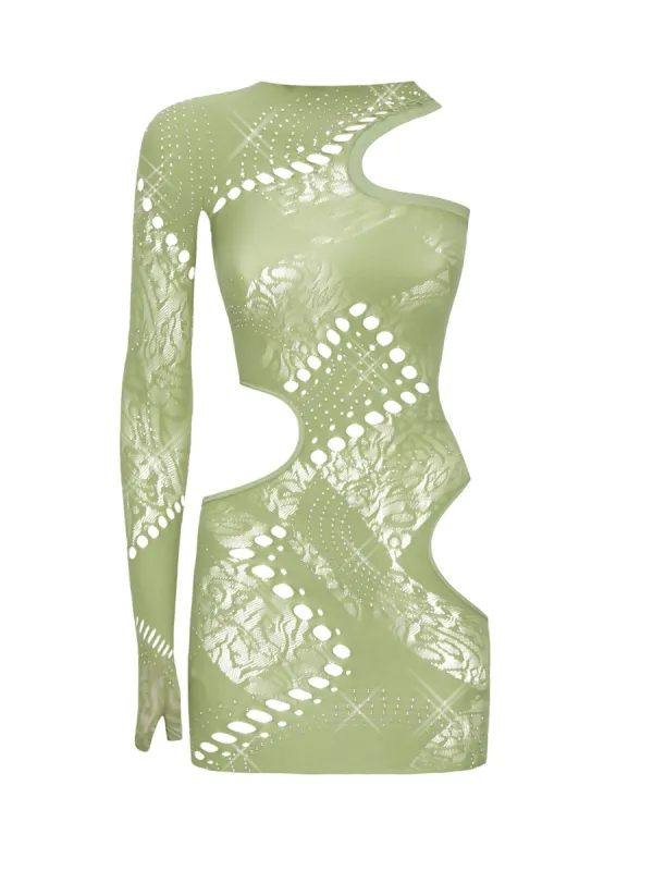 Blaize Dress Sativa Green sold by Poster Girl