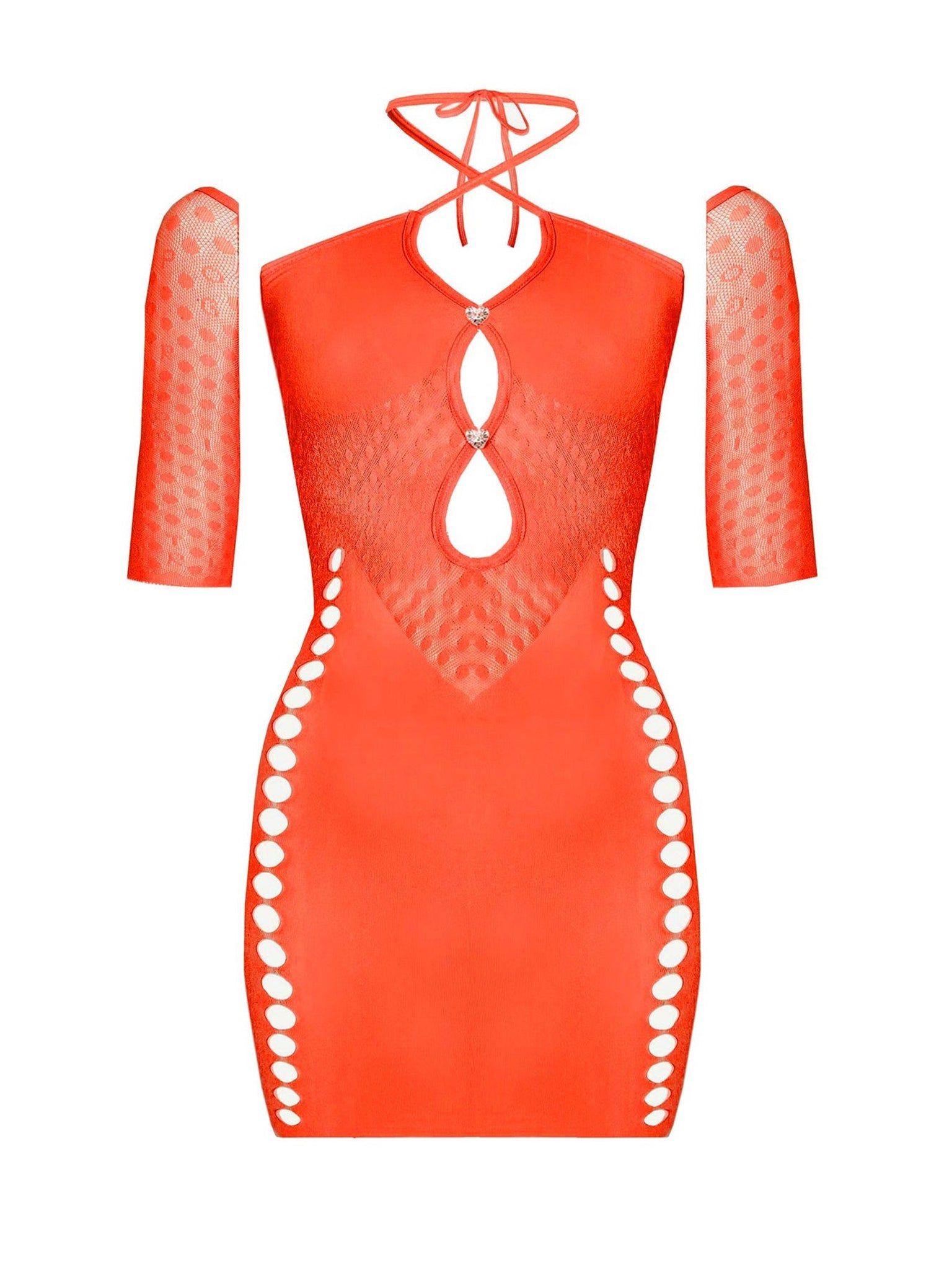 Janna Dress Chilli sold by Poster Girl