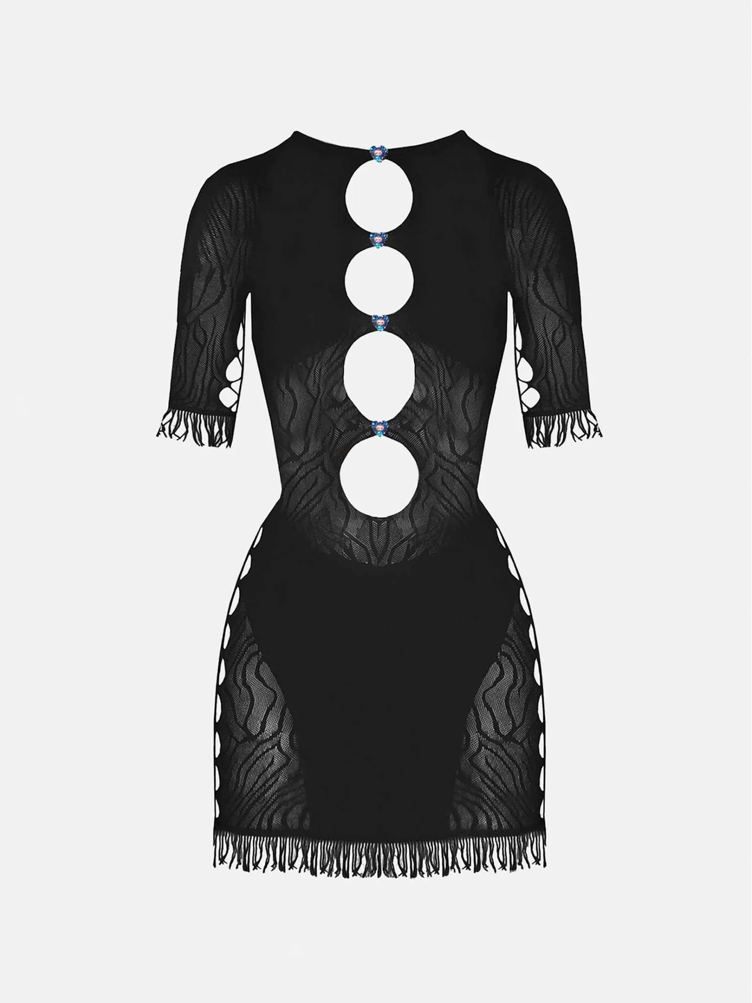 Miranda Dress in Jet Black sold by Poster Girl