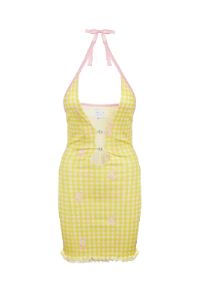Gretchen Mini Dress Sunshine Gingham sold by Poster Girl