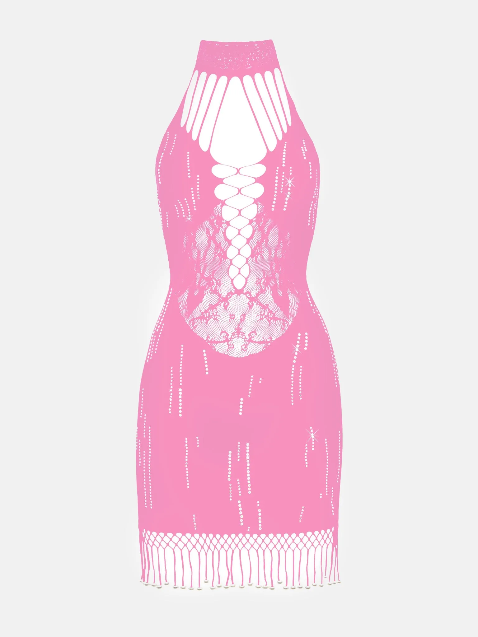 Poseidon Dress Fuchsia Pink sold by Poster Girl