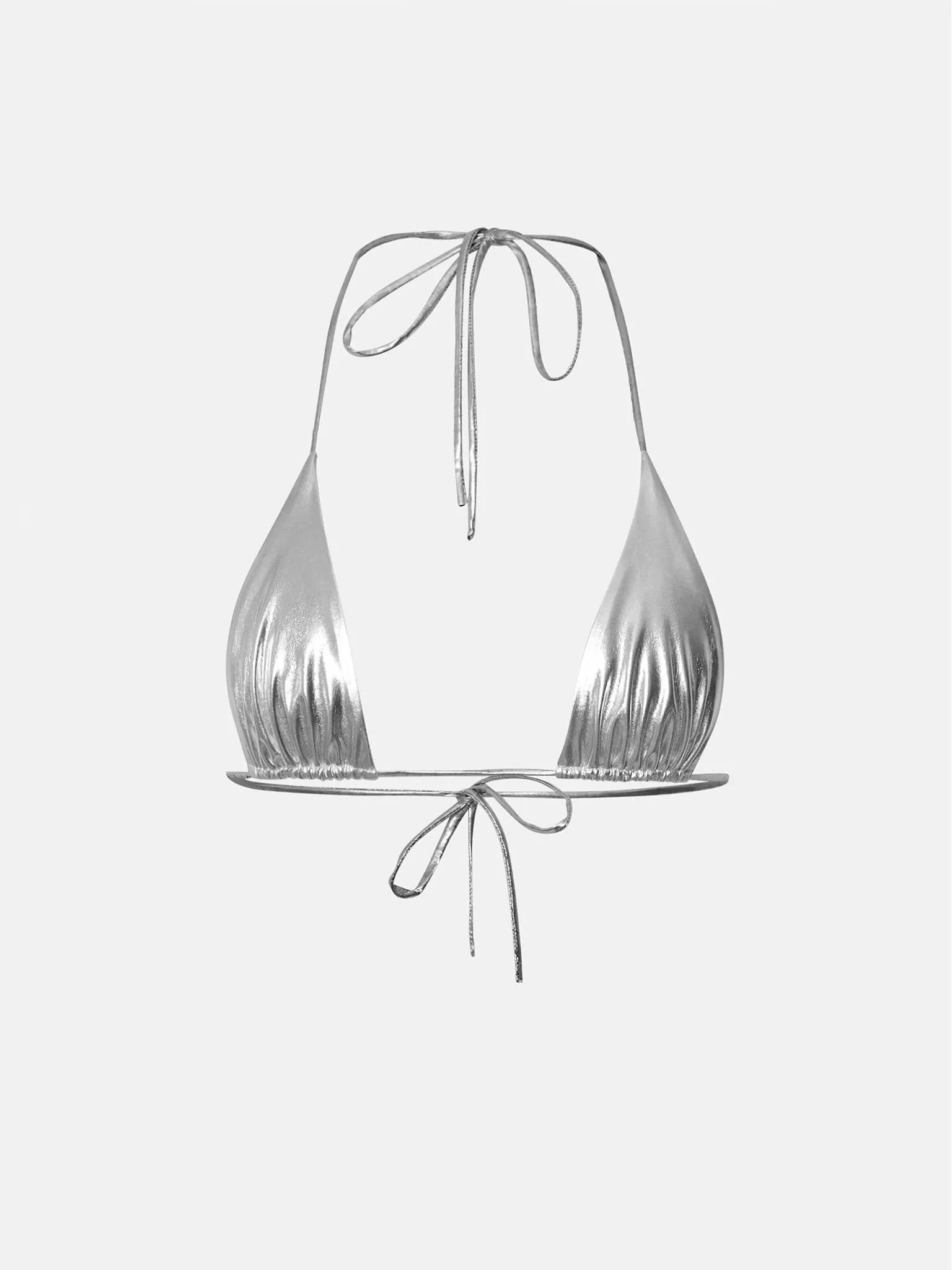 Team Bikini Top Silver sold by Poster Girl