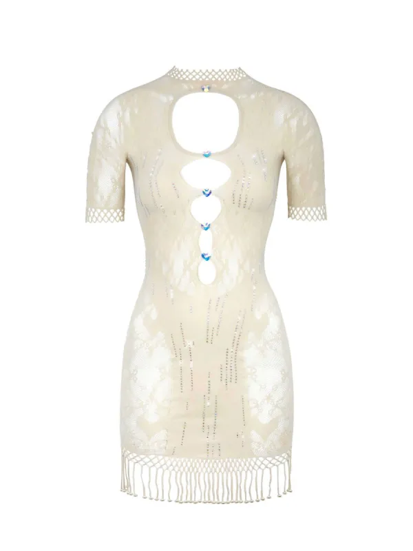 Yemaya Dress Oyster sold by Poster Girl