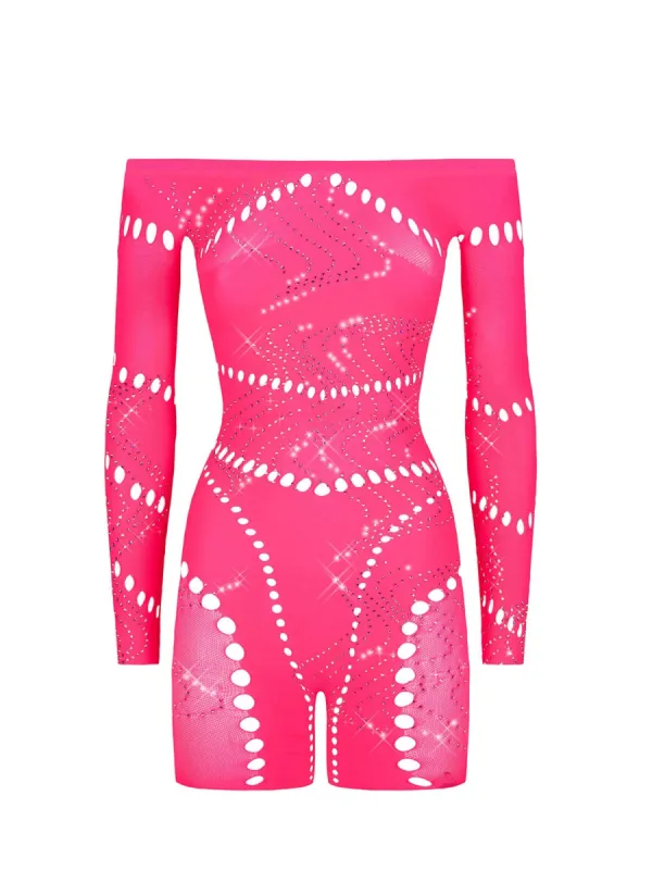 Sonya Jumpsuit Shocking Pink sold by Poster Girl