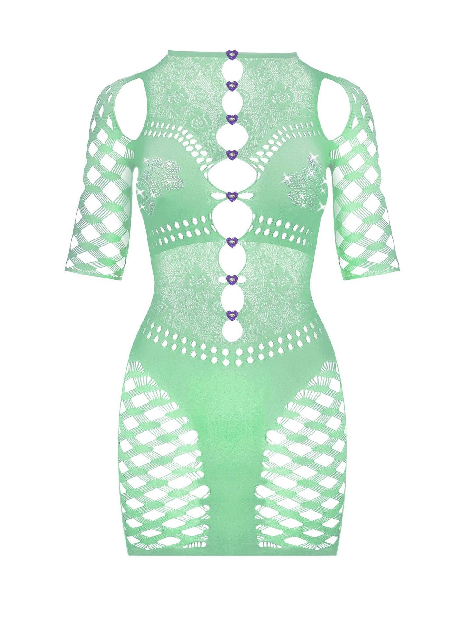 Lola Dress Malachite Green sold by Poster Girl