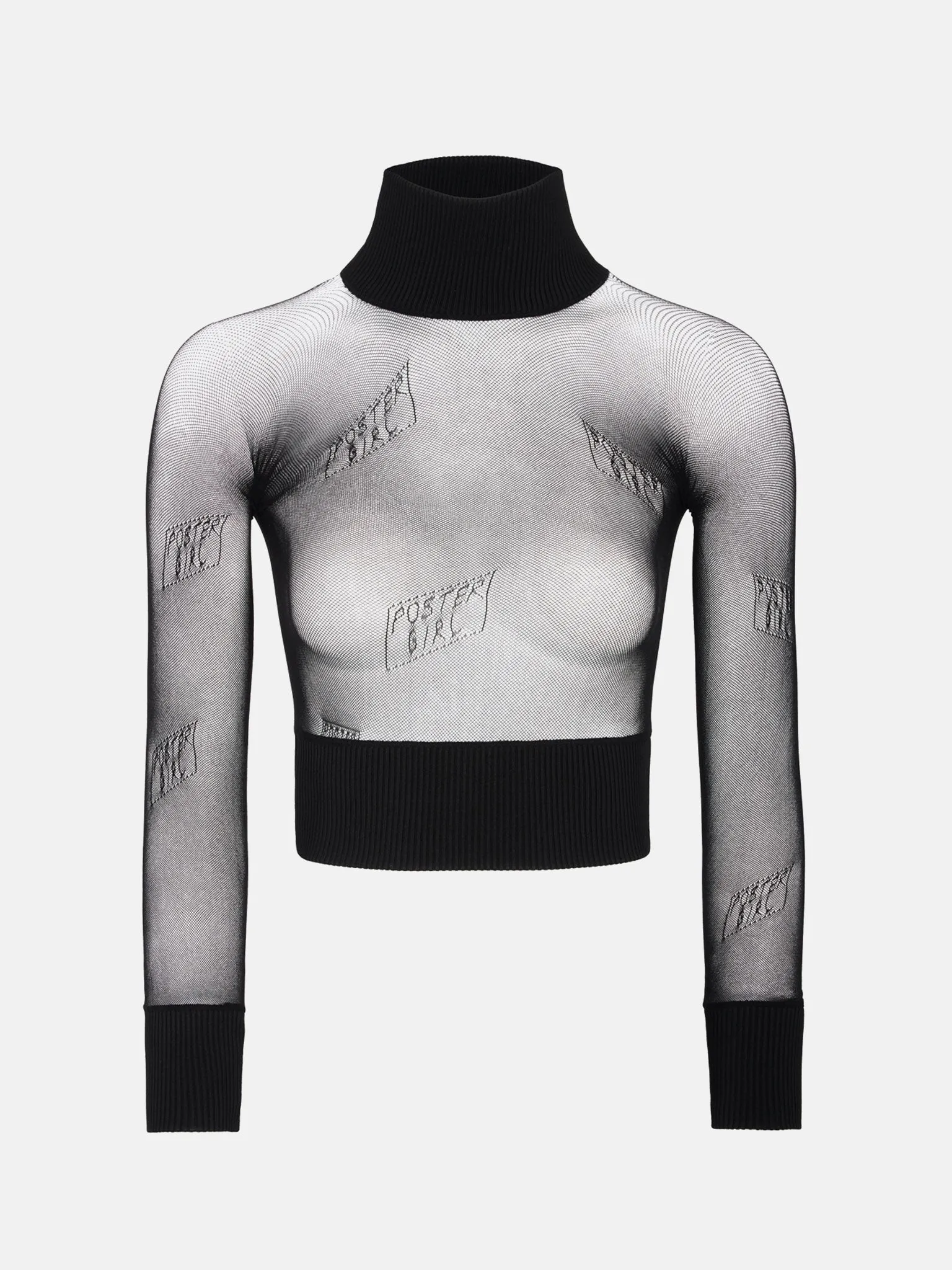 Ahoy Crop Top Black sold by Poster Girl