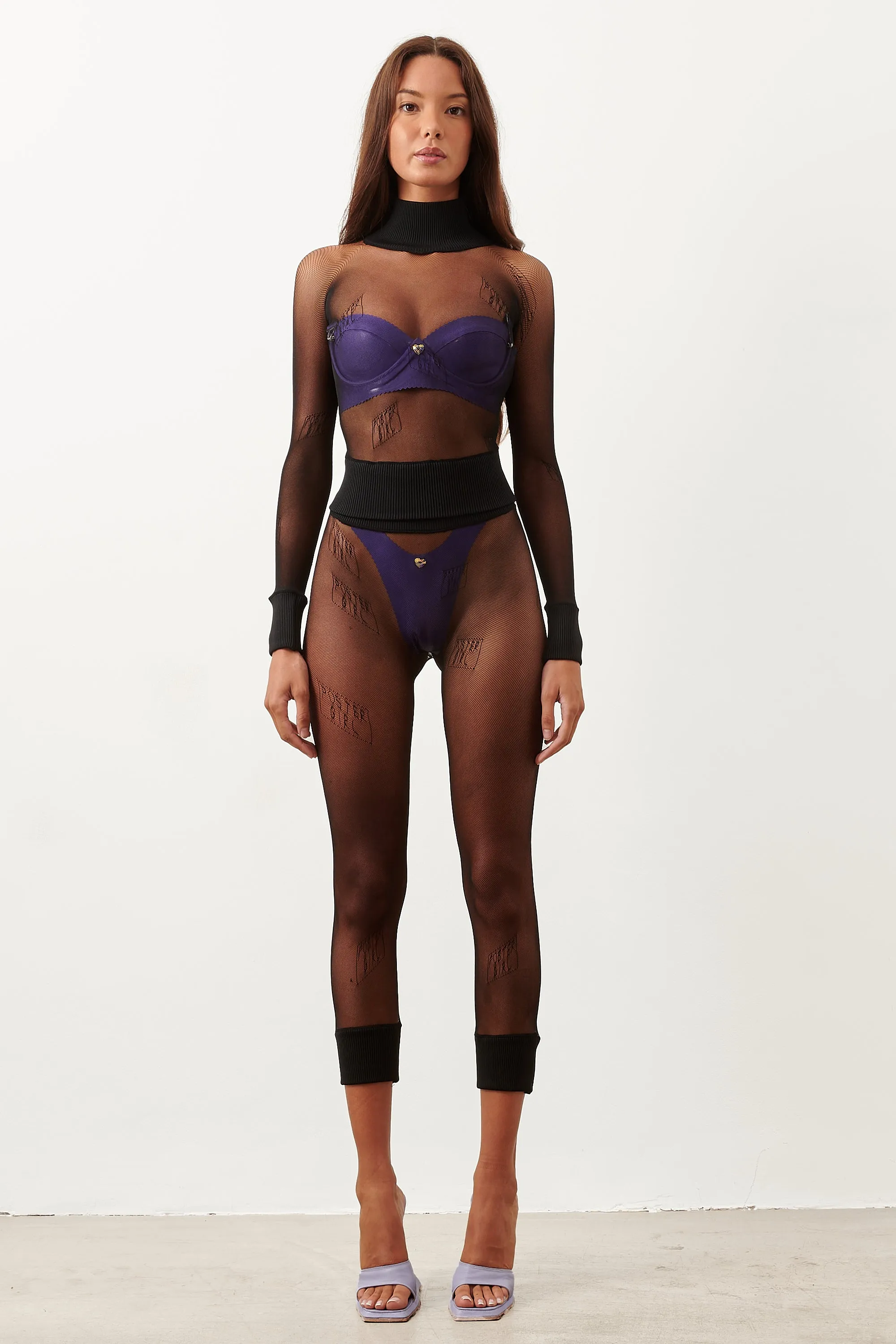 Ahoy Crop Top Black sold by Poster Girl product image thumbnail 2