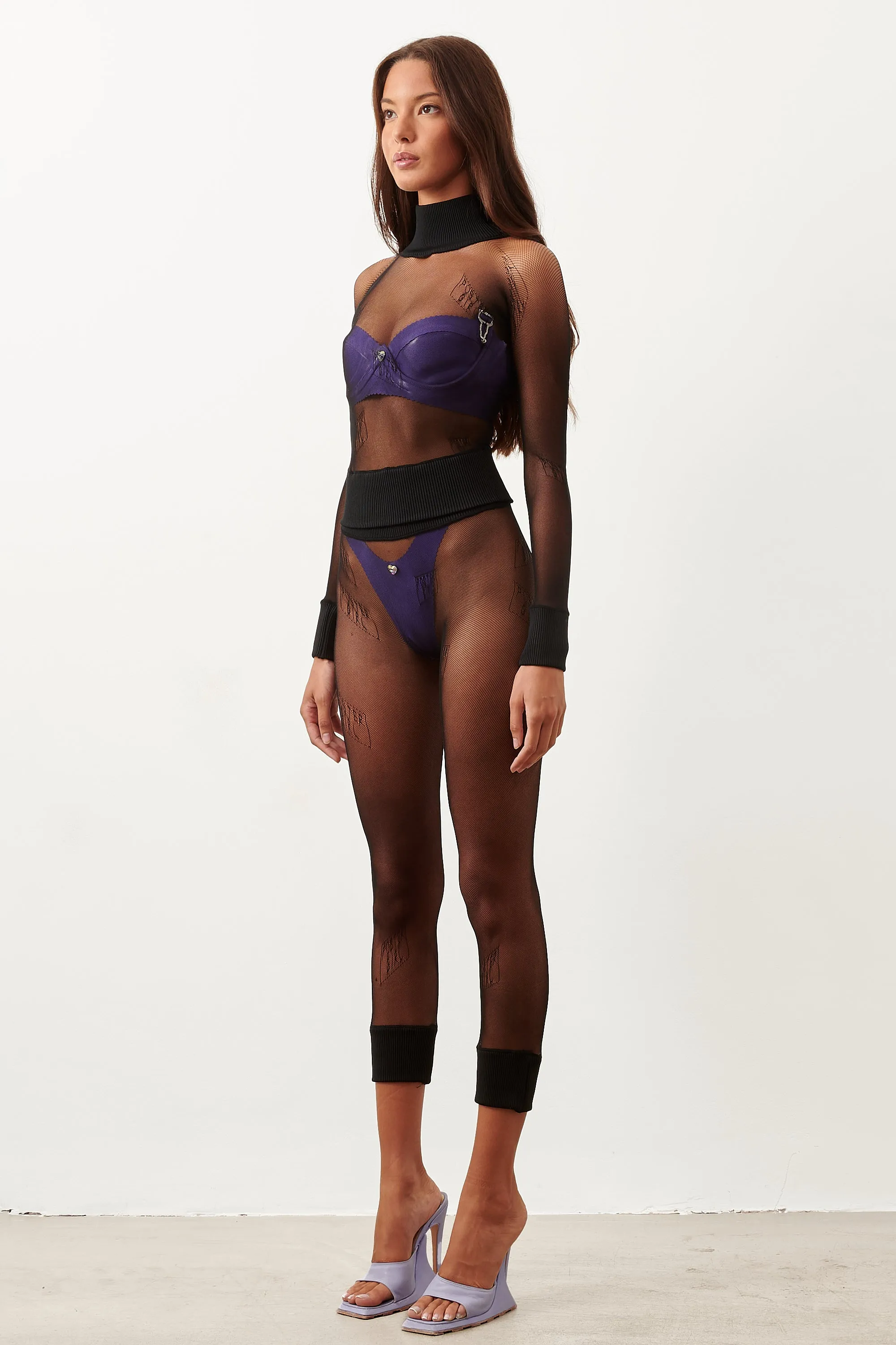 Ahoy Crop Top Black sold by Poster Girl product image thumbnail 5