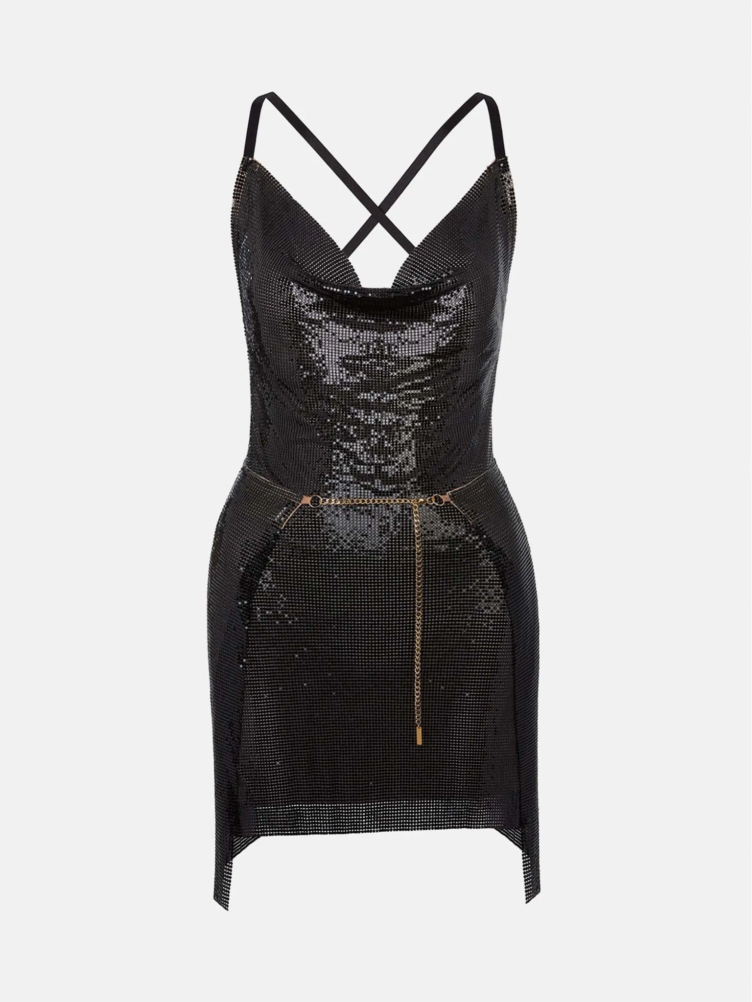 Adrianne Dress in Jet Black sold by Poster Girl