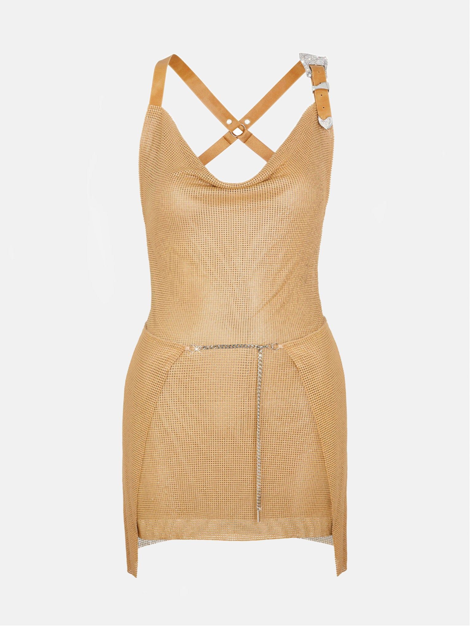 Adrianne Dress in Dune sold by Poster Girl