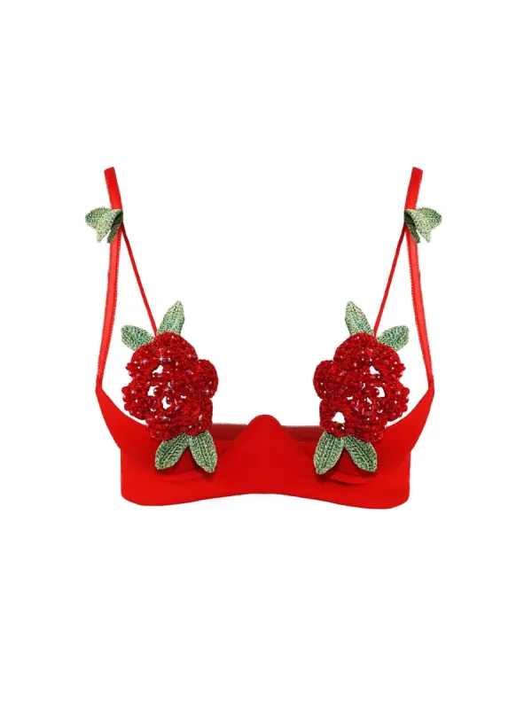 Annamaria Bra Vixen Red sold by Poster Girl
