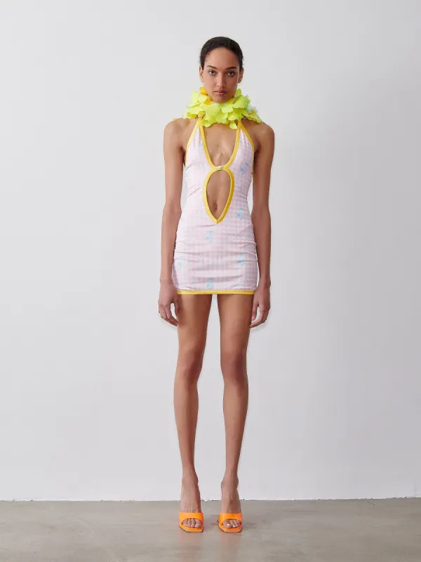 Regina Playsuit Dress Sunshine Gingham sold by Poster Girl