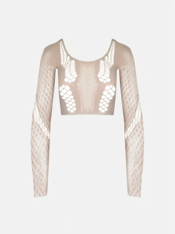 Talie Top Taupe sold by Poster Girl
