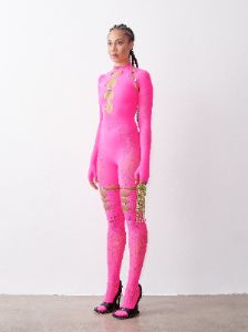 Isamaya Jumpsuit Shocking Pink sold by Poster Girl
