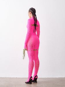 Isamaya Jumpsuit Shocking Pink sold by Poster Girl
