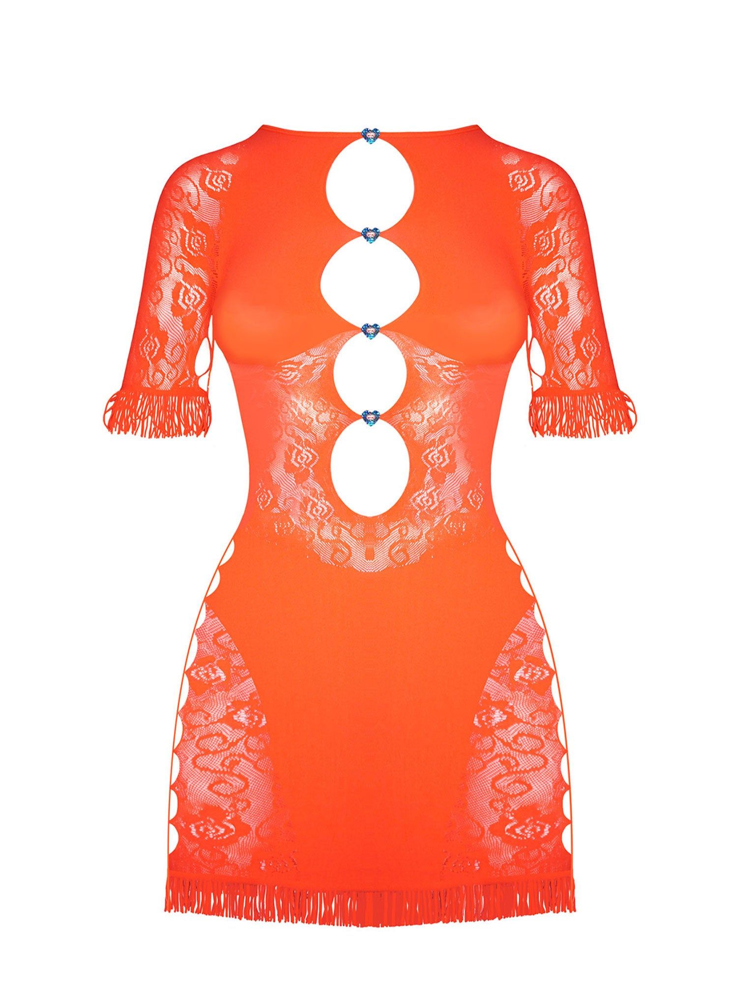 Floral Miranda Dress in Chilli sold by Poster Girl