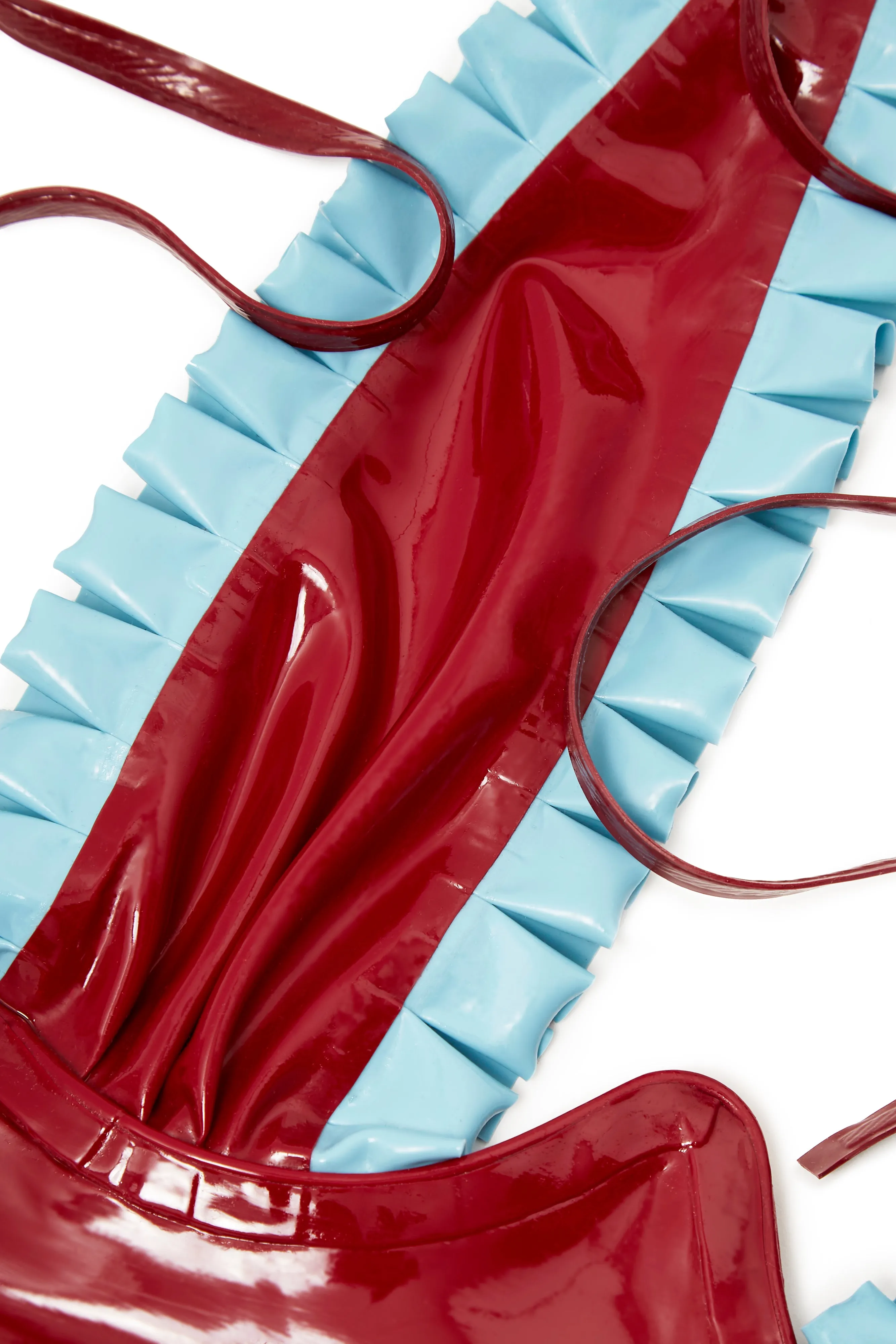 Salma Latex Bra Burgundy sold by Poster Girl product image thumbnail 3