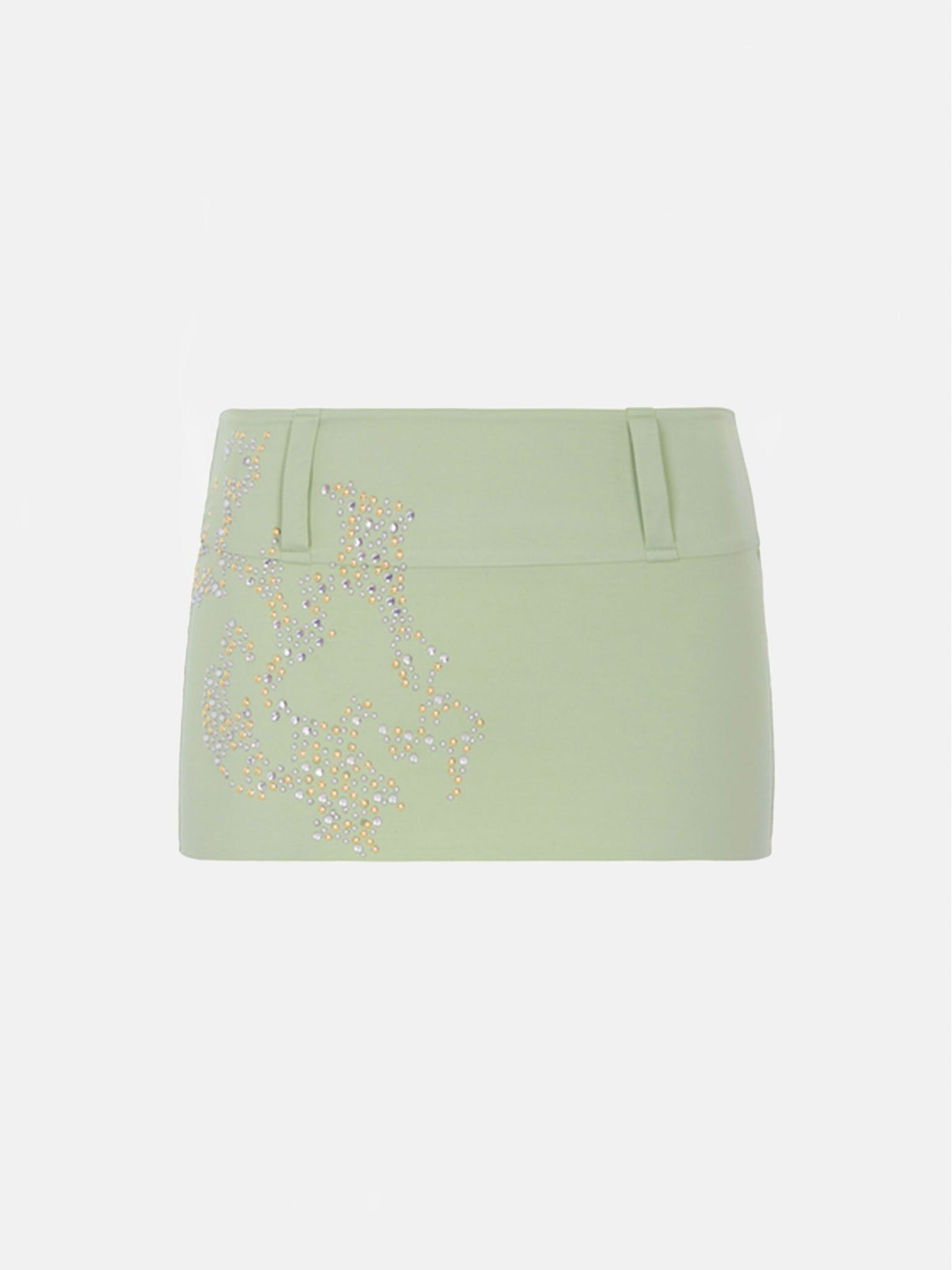 Suzan Micro Skirt Adventurine sold by Poster Girl