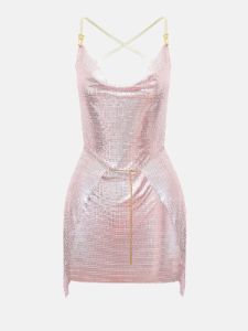 Adrianne Dress in Blush Pink sold by Poster Girl