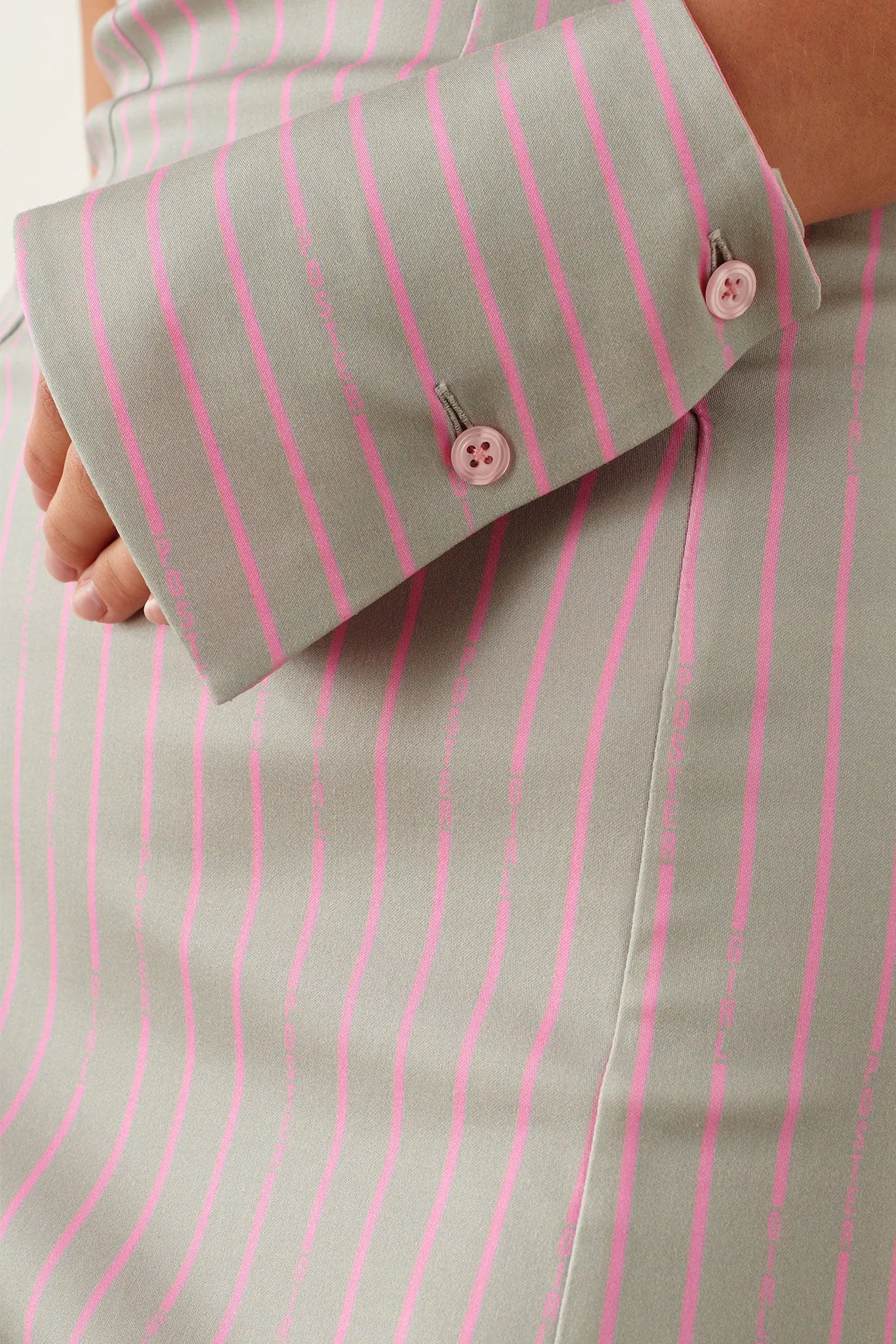 Blake Dress Grey/Pink Pinstripe sold by Poster Girl product image thumbnail 3