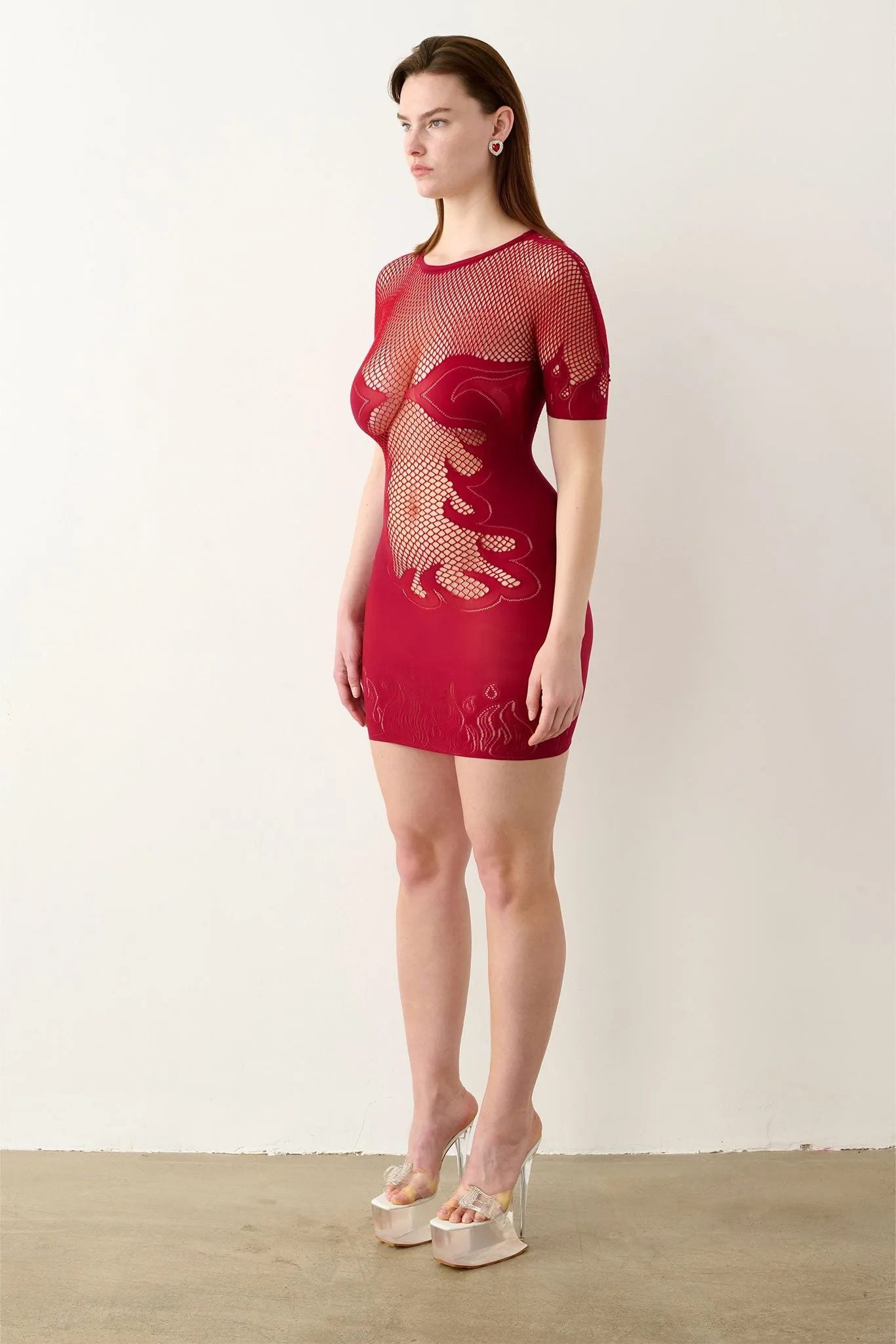 Pin Up Dress Red sold by Poster Girl product image thumbnail 5