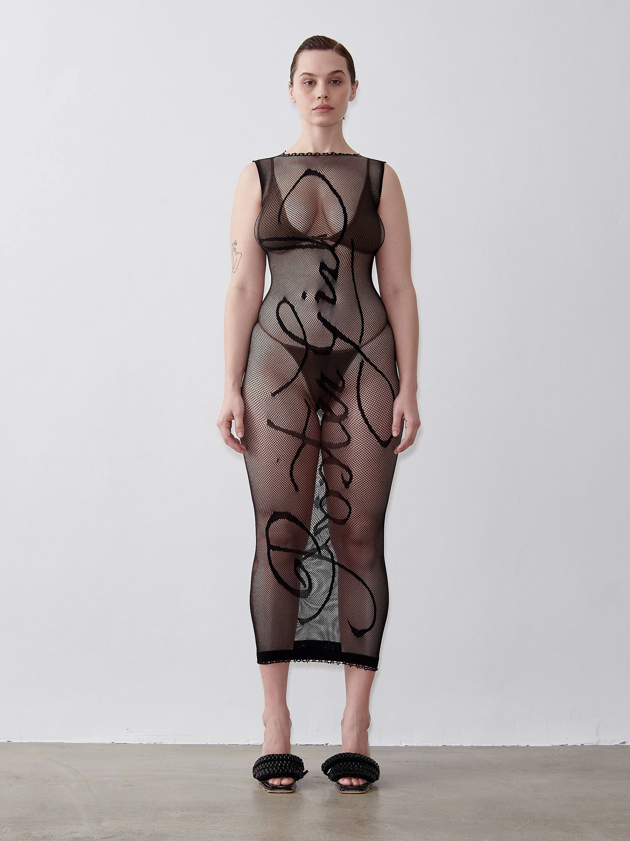 Aloha Midi Dress Jet Black sold by Poster Girl product image thumbnail 2