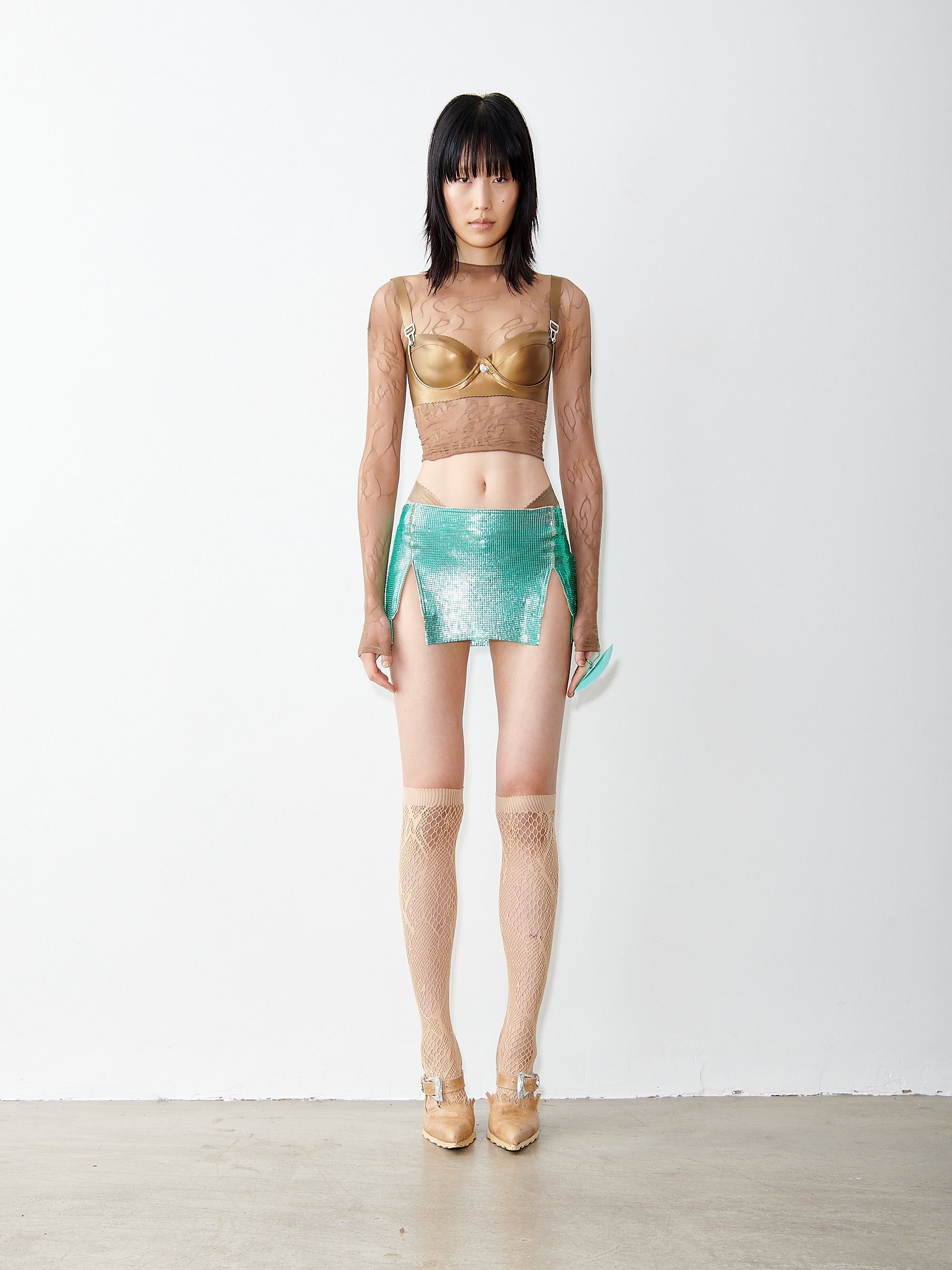 Mia Micro Skirt Laguna sold by Poster Girl product image thumbnail 2