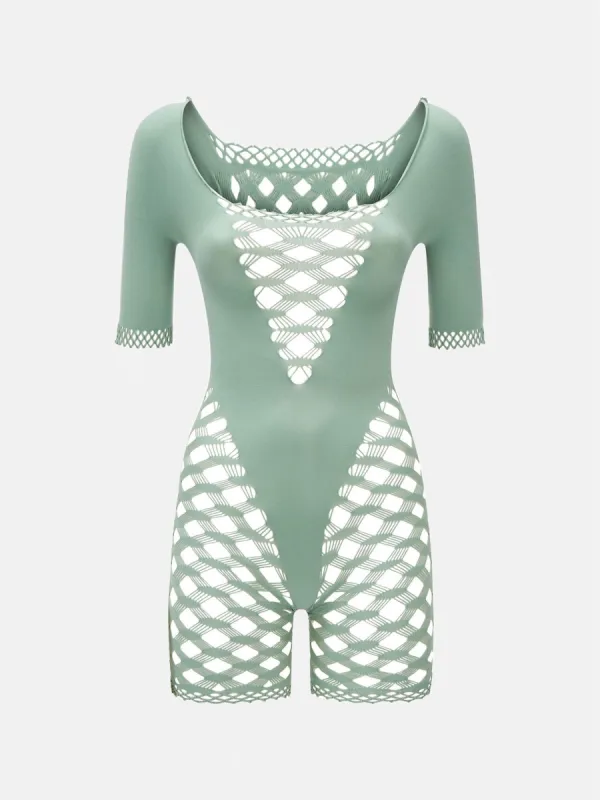 Shelly Playsuit Seafoam sold by Poster Girl