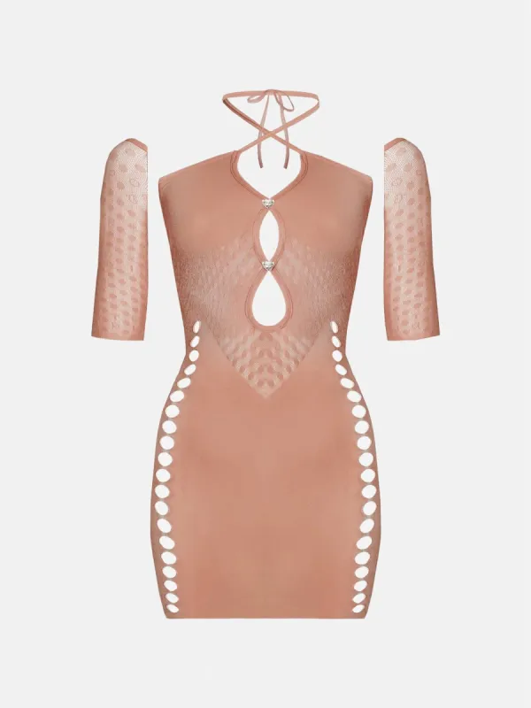 Janna Dress Latte sold by Poster Girl