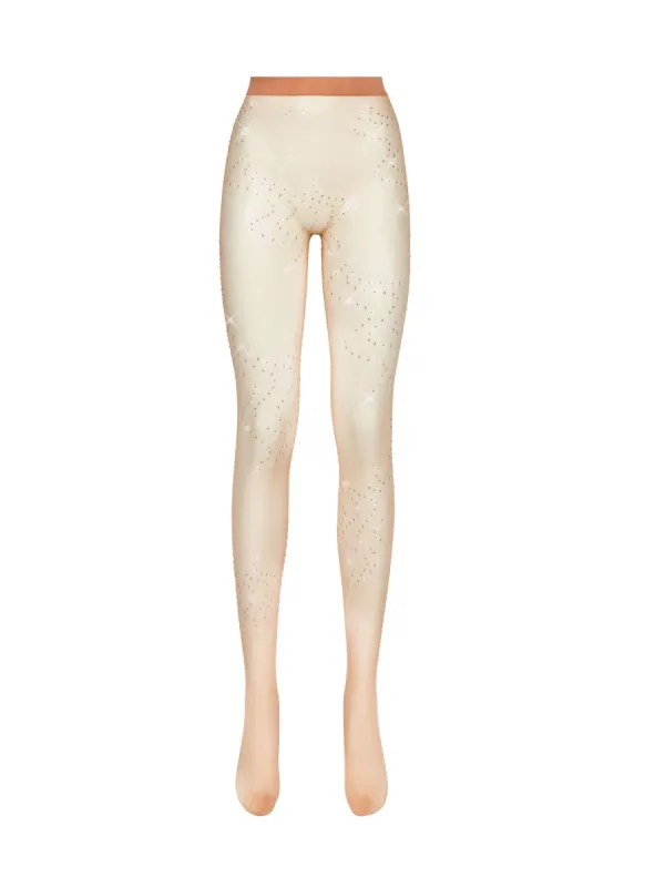 Cassady Tights Beige Wiggle sold by Poster Girl