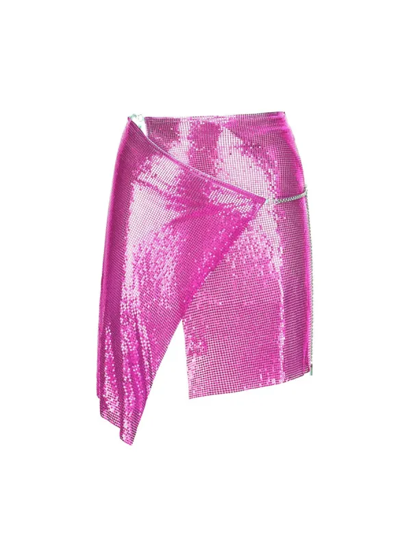 Winona Wrap Skirt Bubblegum sold by Poster Girl