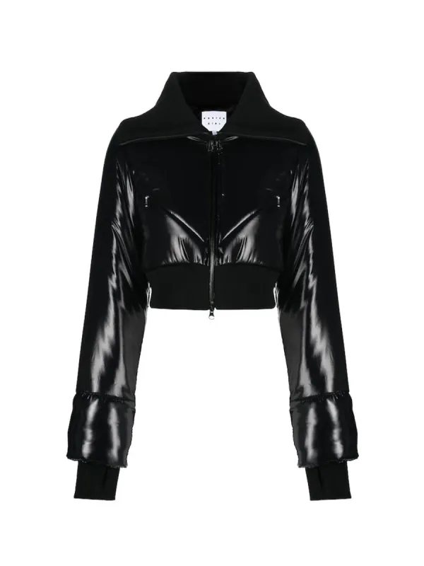 Bunny Crop Jacket Jet Black sold by Poster Girl