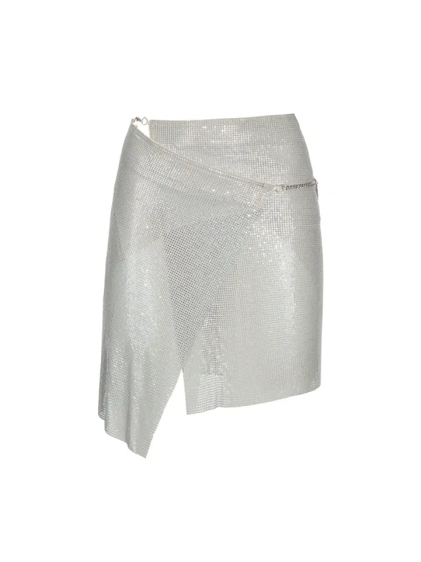 Winona Wrap Skirt Meteorite sold by Poster Girl