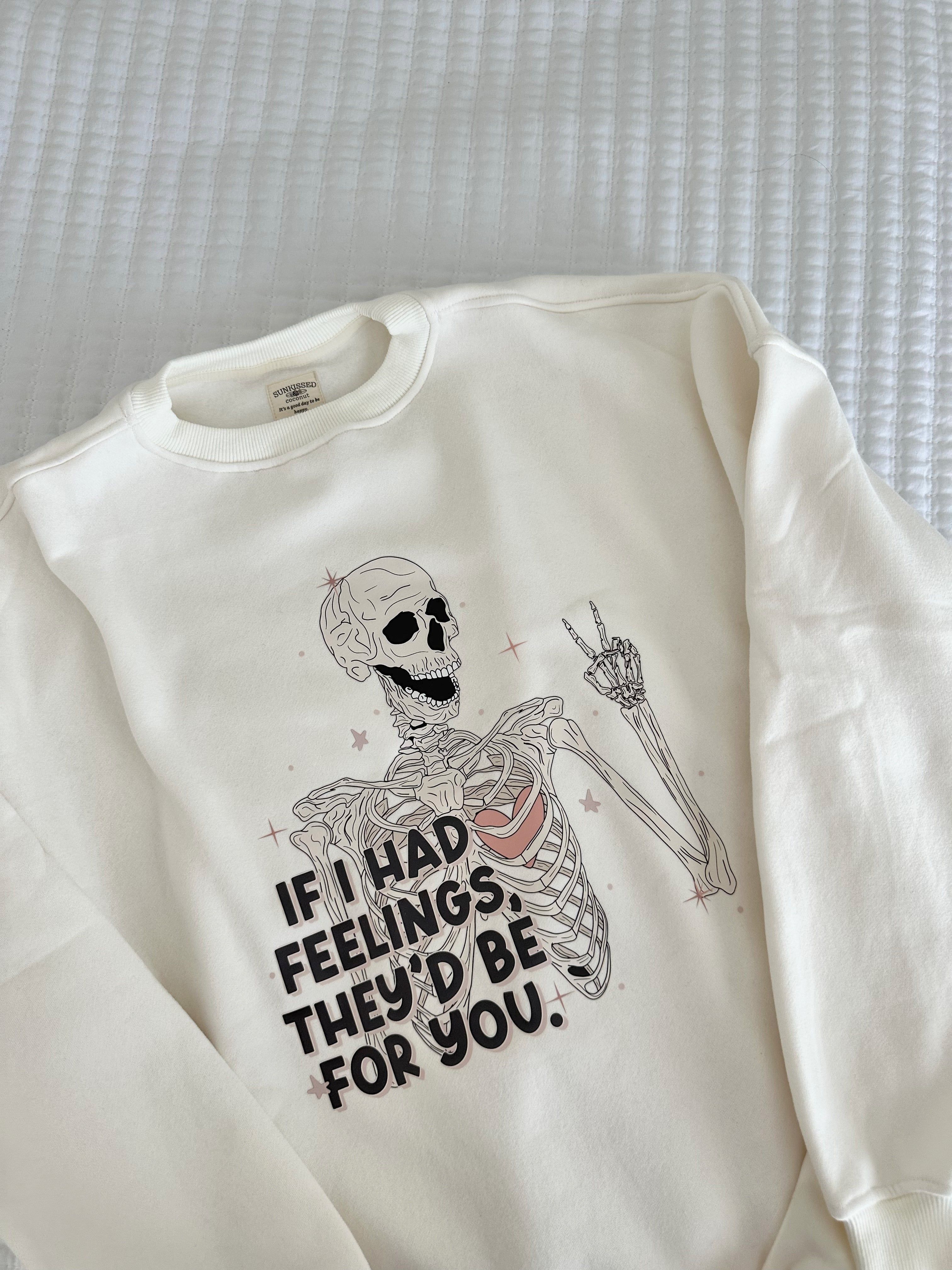 SKELETON SWEATSHIRT sold by Sunkissed Coconut