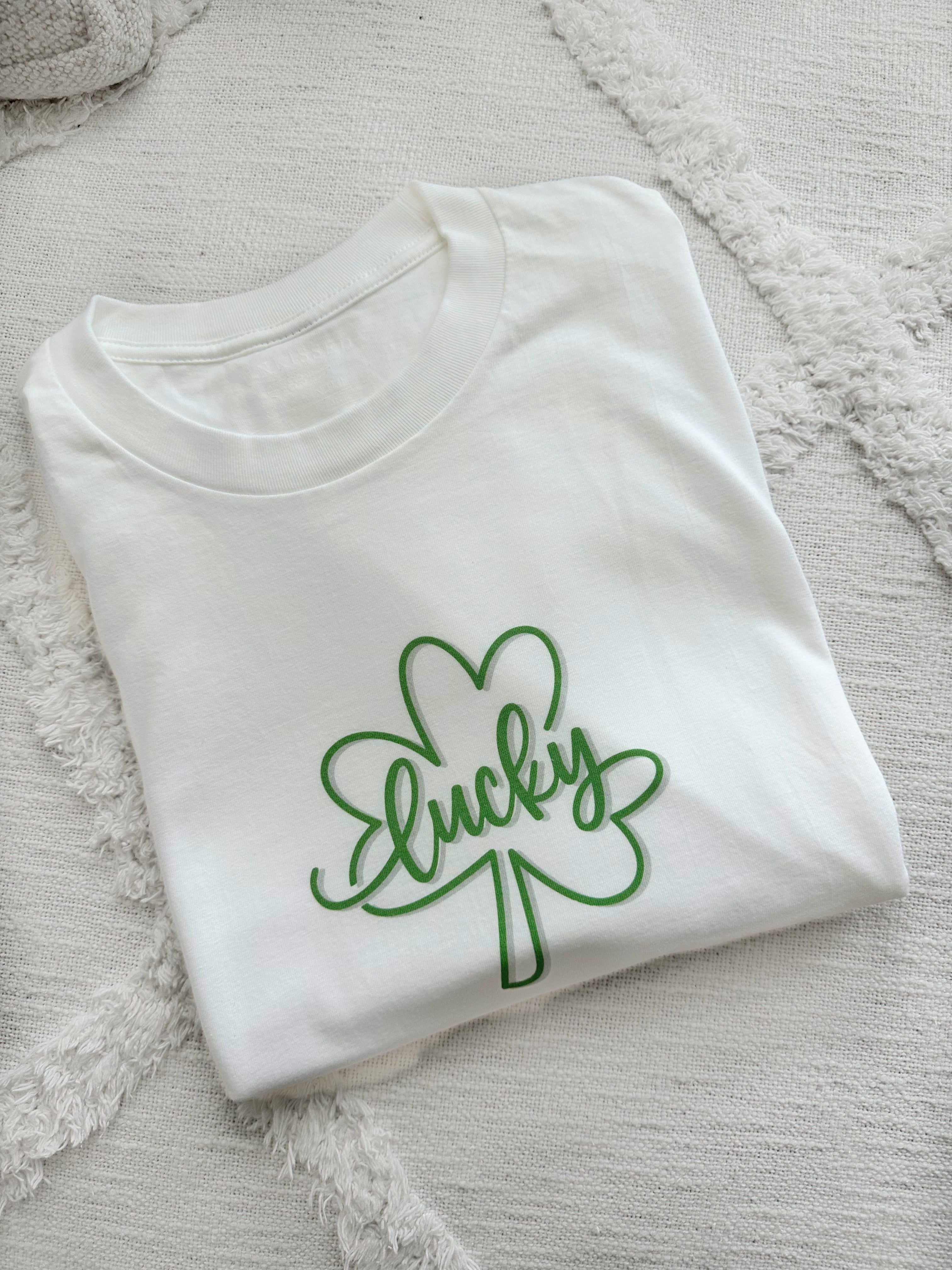 Lucky Clover Tee sold by Sunkissed Coconut