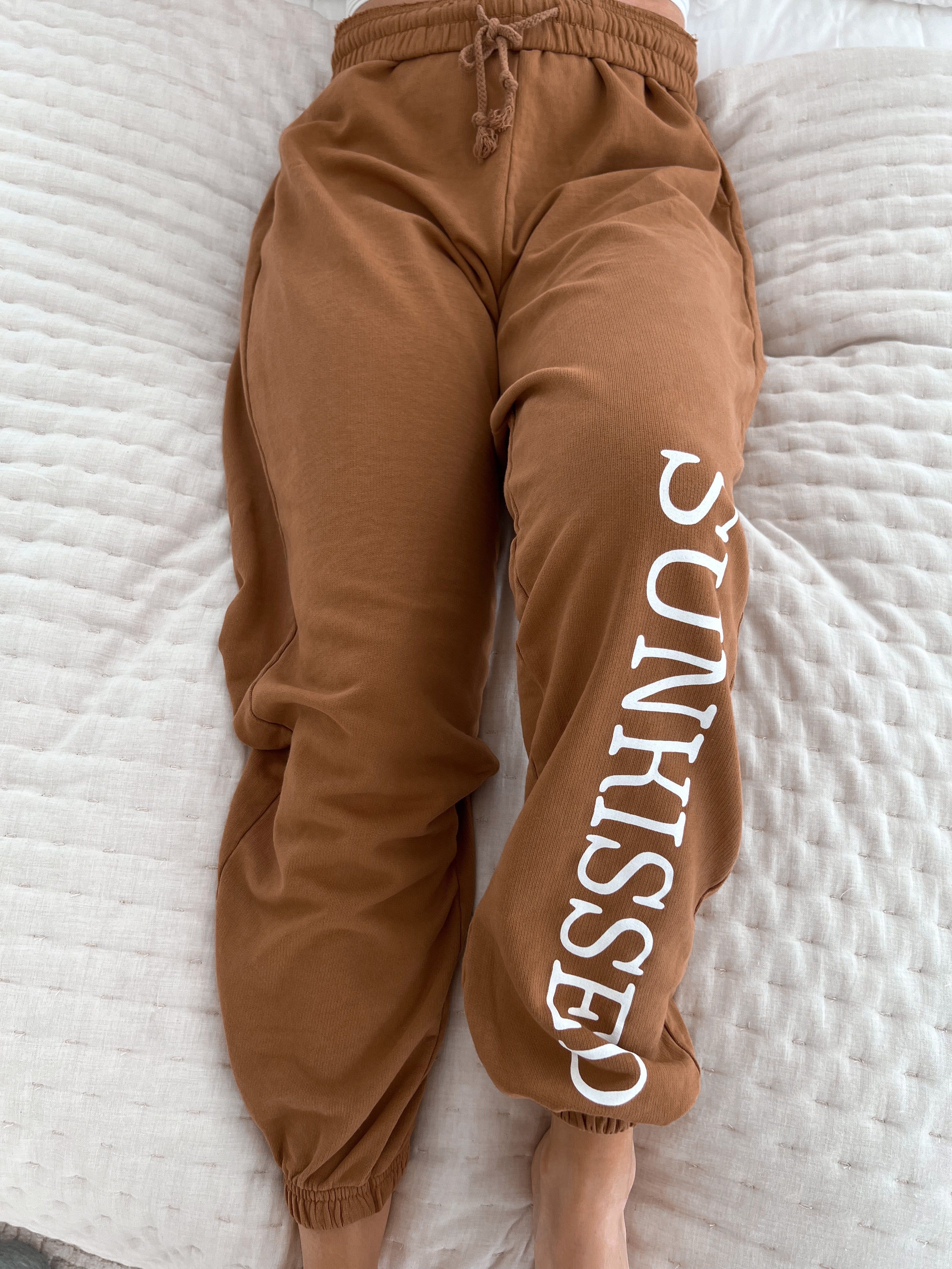 Logo Lounge Hazelnut Sweatpants sold by Sunkissed Coconut