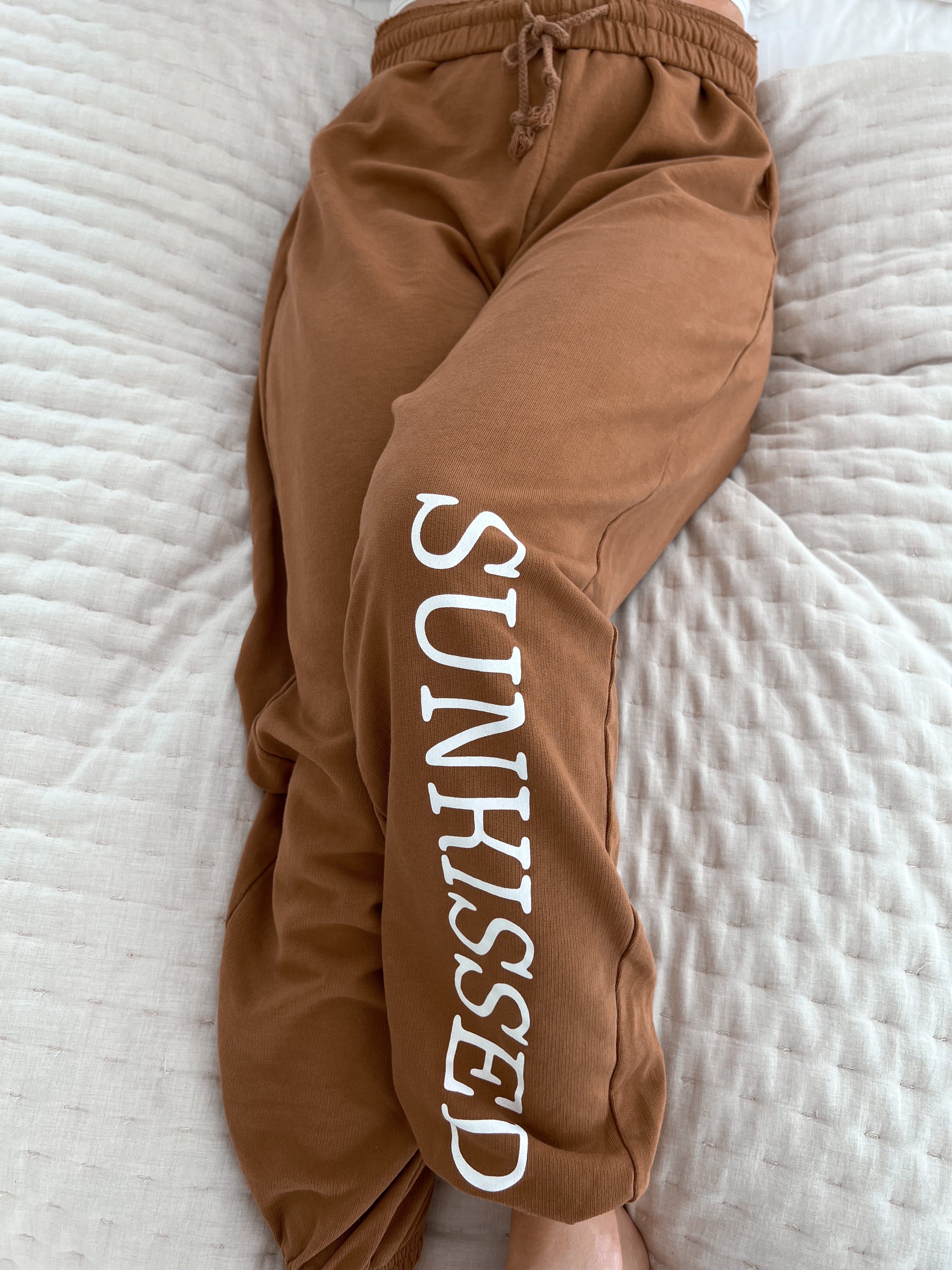 Logo Lounge Hazelnut Sweatpants sold by Sunkissed Coconut product image thumbnail 2