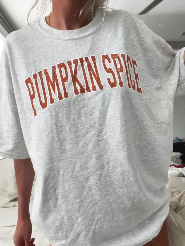 (LAST ONE SIZE 3XL) Pumpkin Spice Tee sold by Sunkissed Coconut
