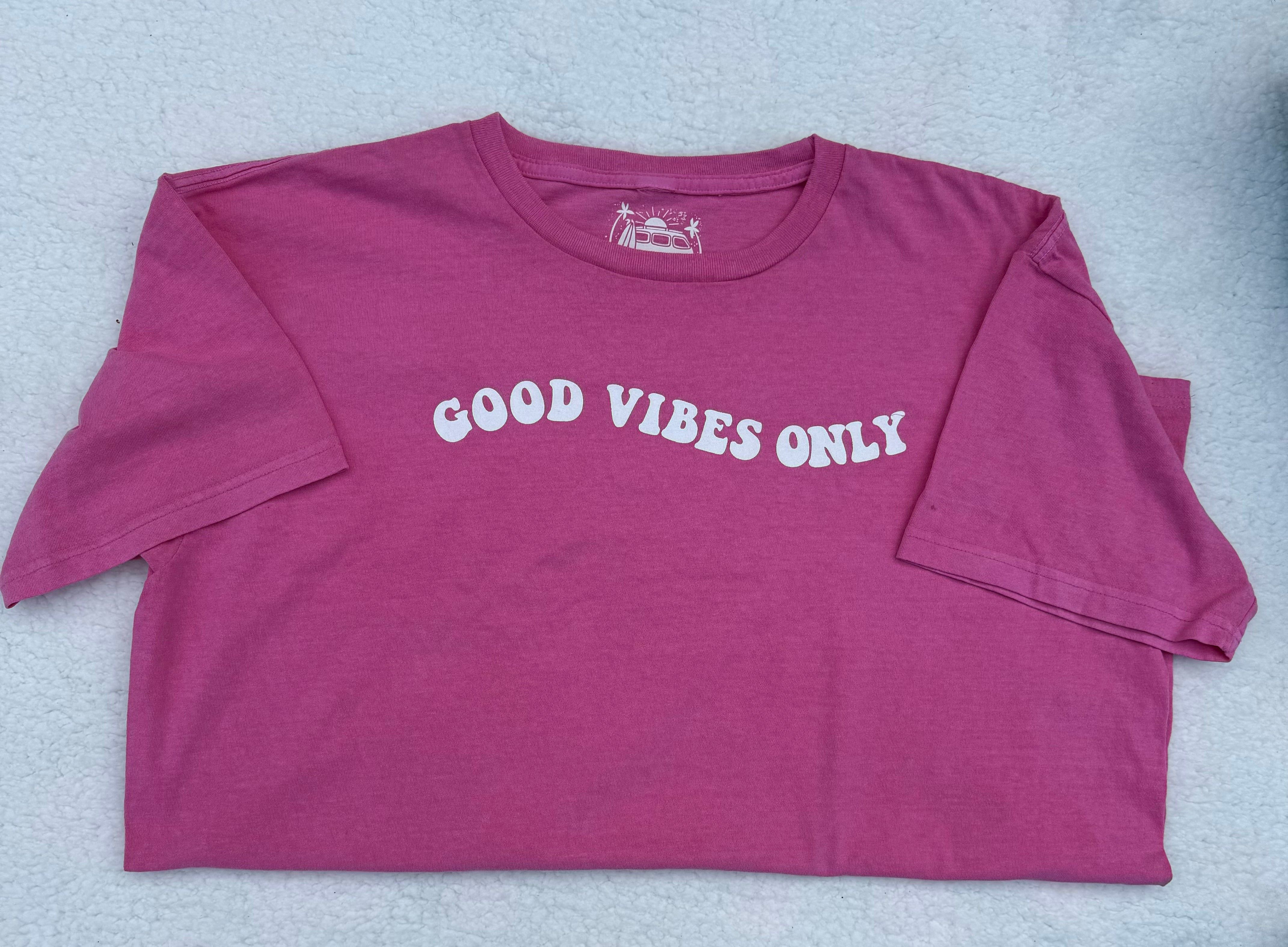 Good Vibes Only Custom Tee sold by Sunkissed Coconut