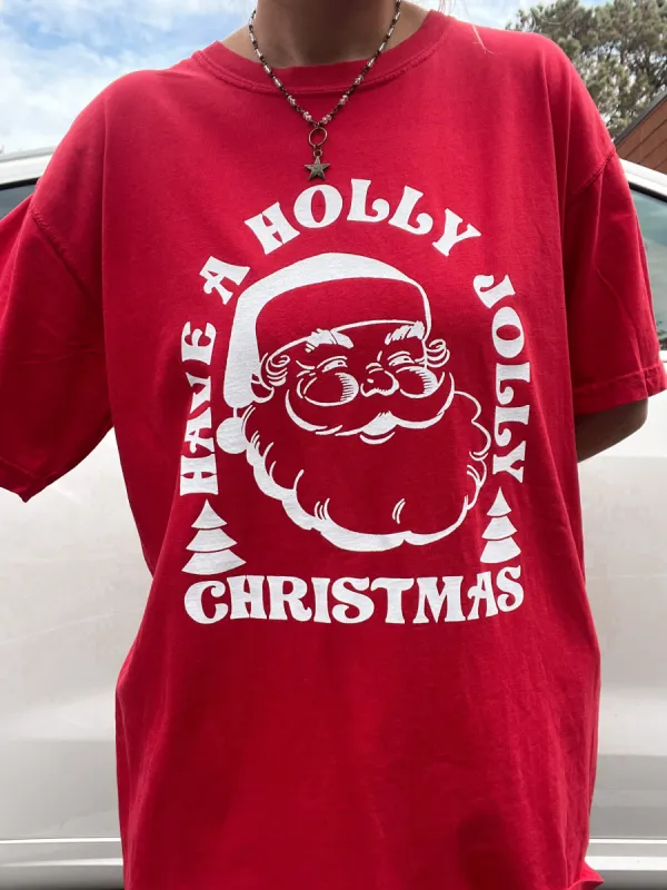 Have A Holly Jolly Christmas Tee sold by Sunkissed Coconut