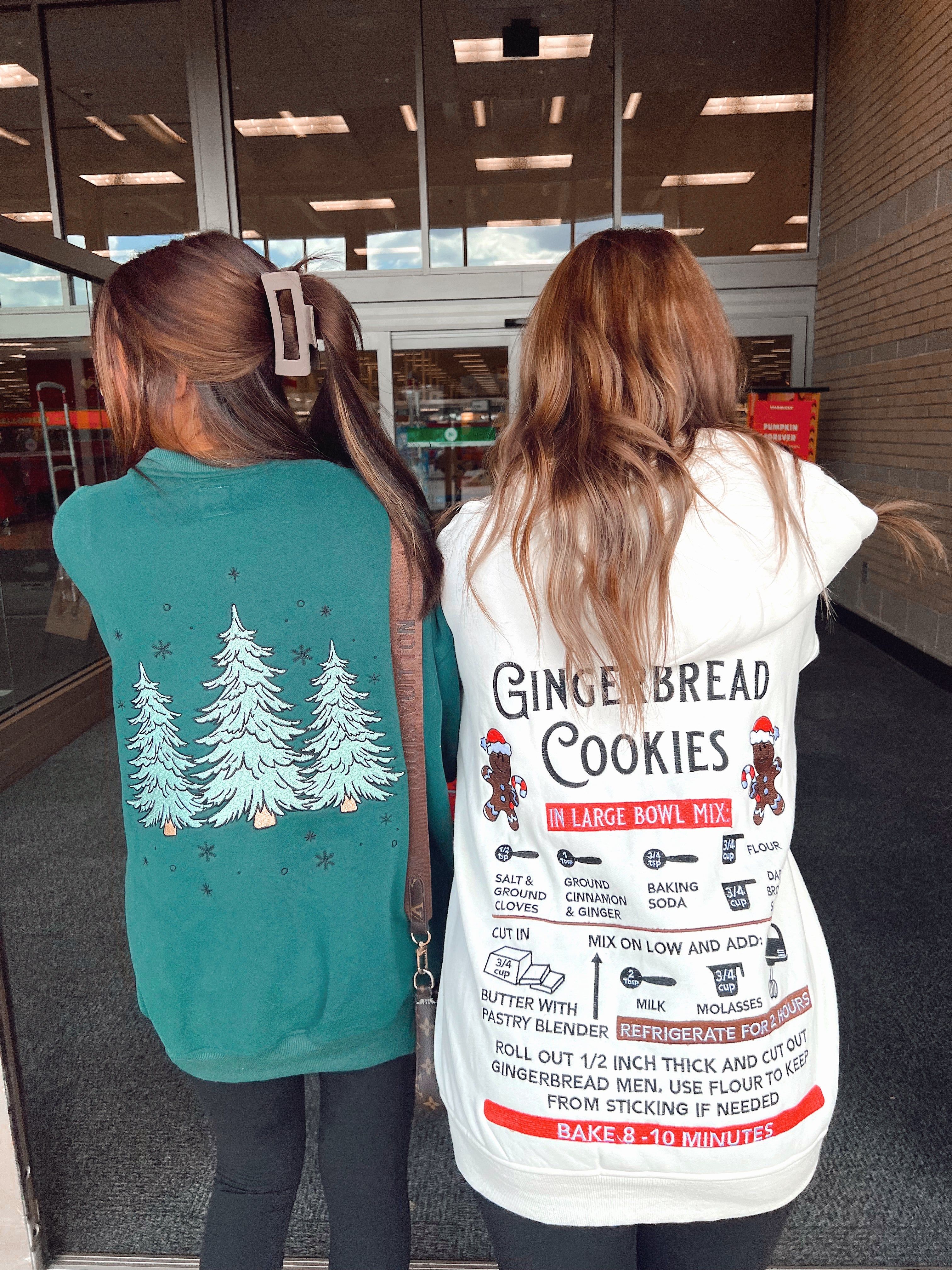 Winter Green Christmas Tree Embroider Sweatshirt sold by Sunkissed Coconut product image thumbnail 6