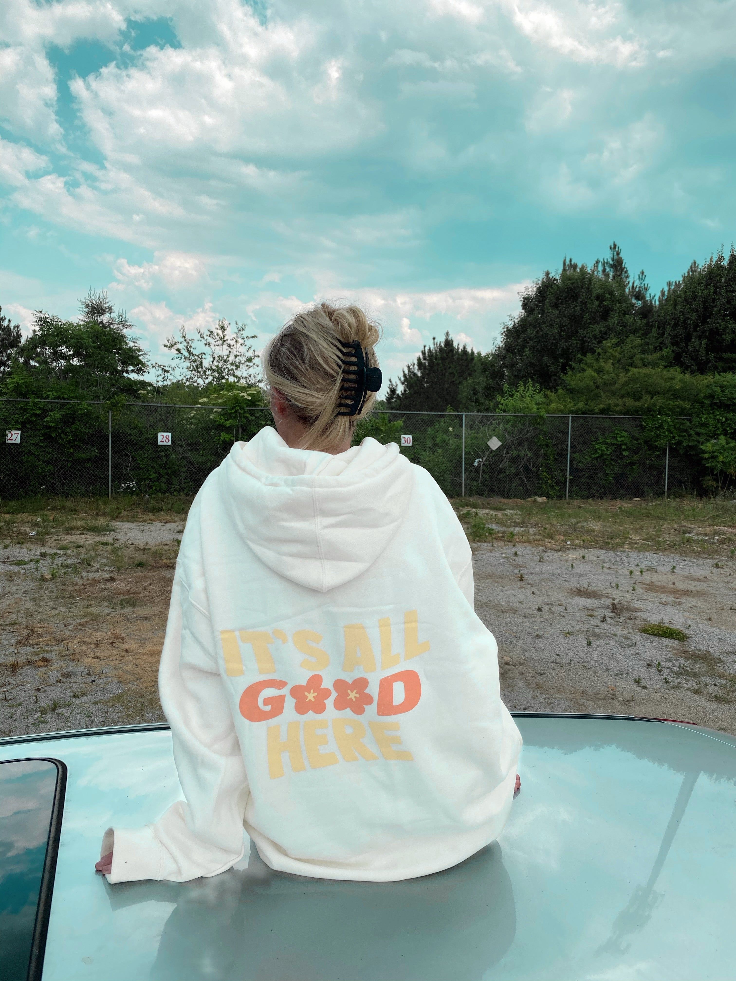 It's All Good Here Hoodie sold by Sunkissed Coconut product image thumbnail 7