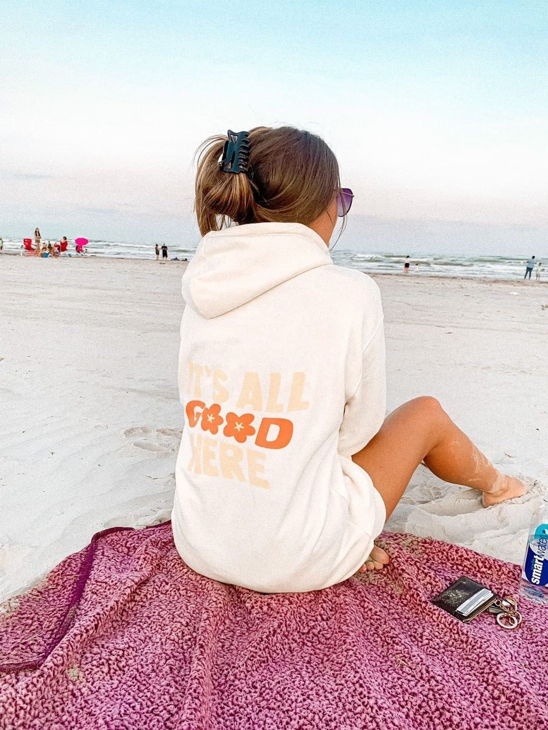 It's All Good Here Hoodie sold by Sunkissed Coconut product image thumbnail 3