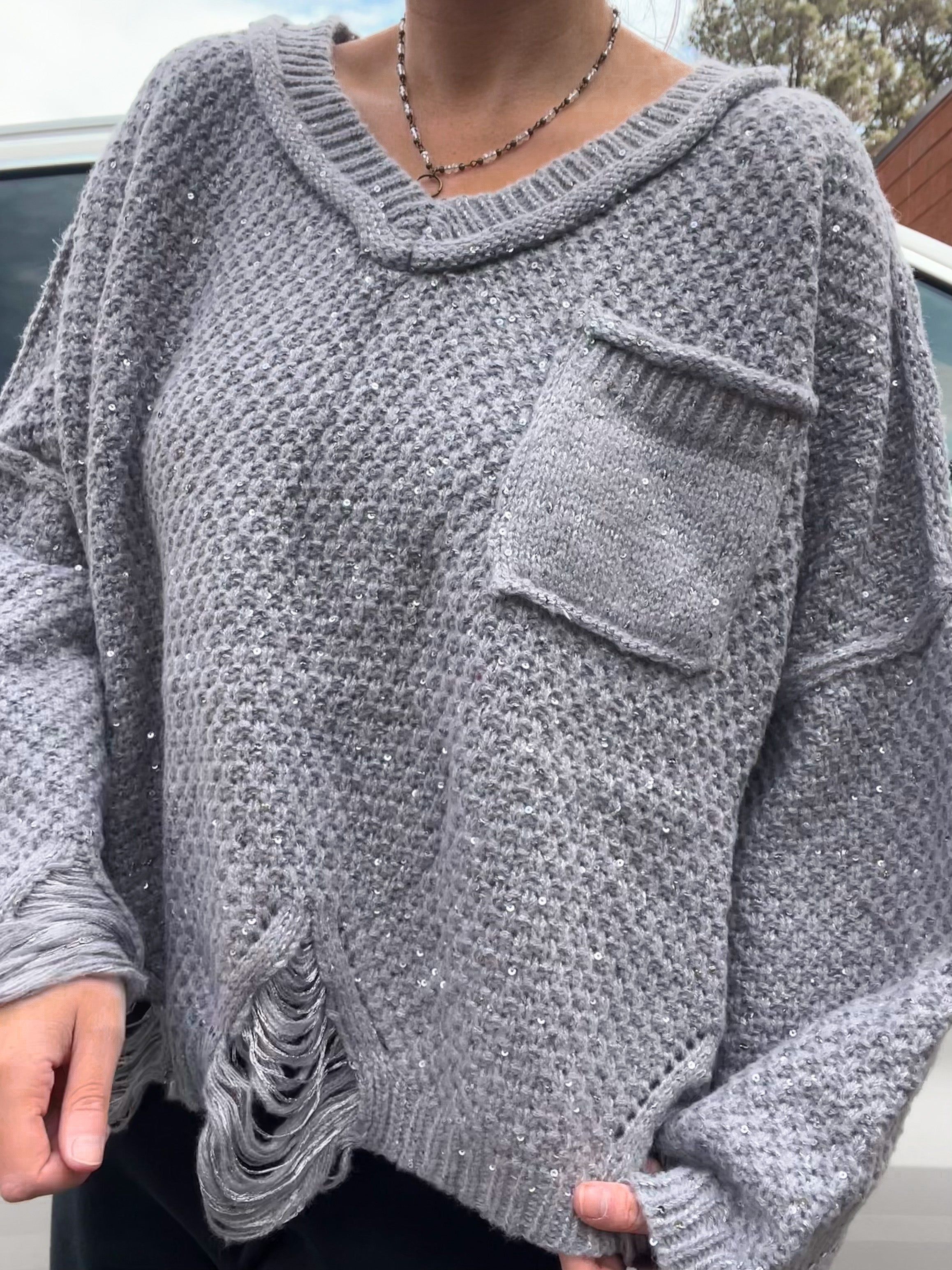 Mia Sparkle Knit Sweater sold by Sunkissed Coconut product image thumbnail 2