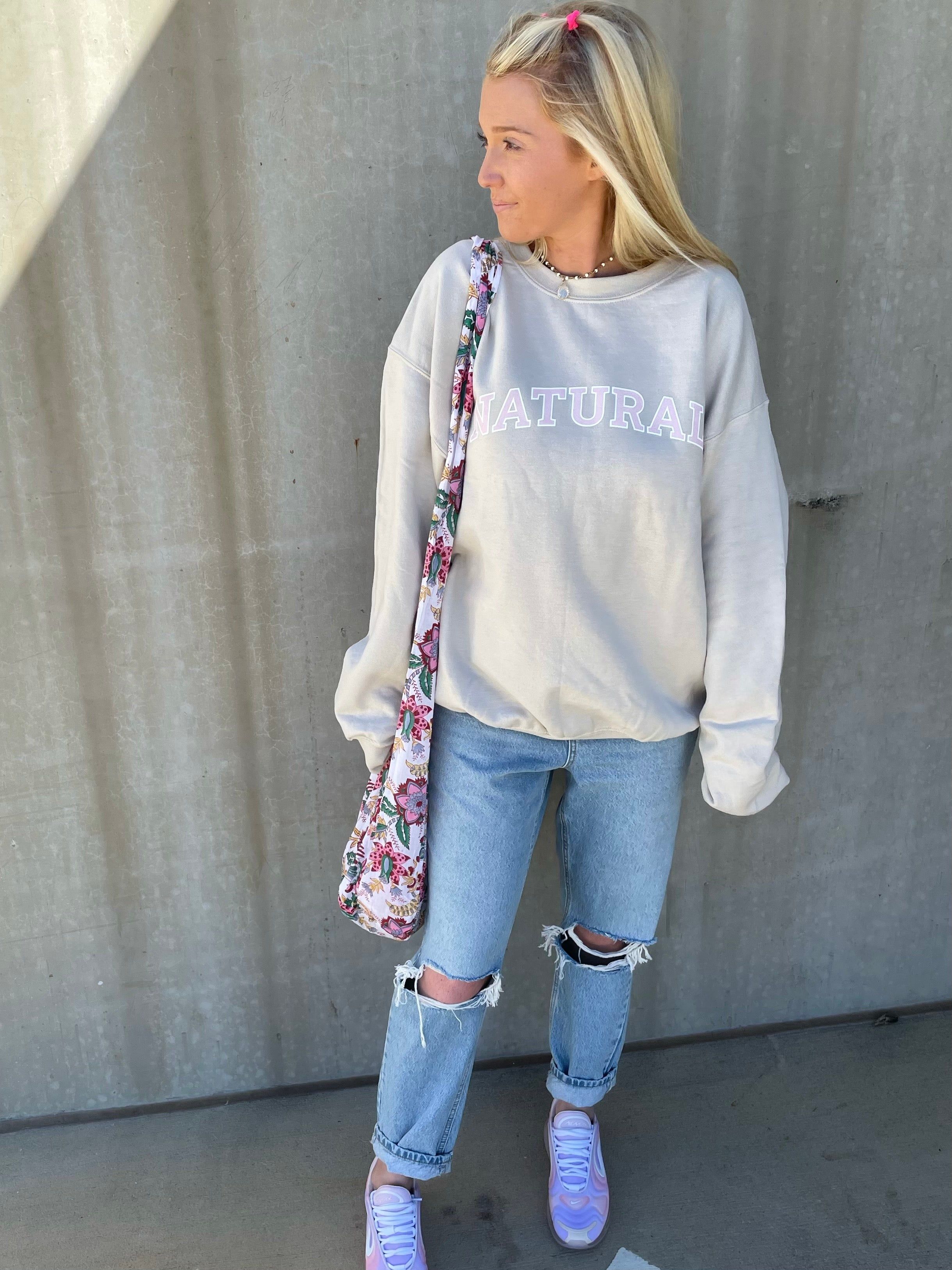 Natural Sweatshirt sold by Sunkissed Coconut