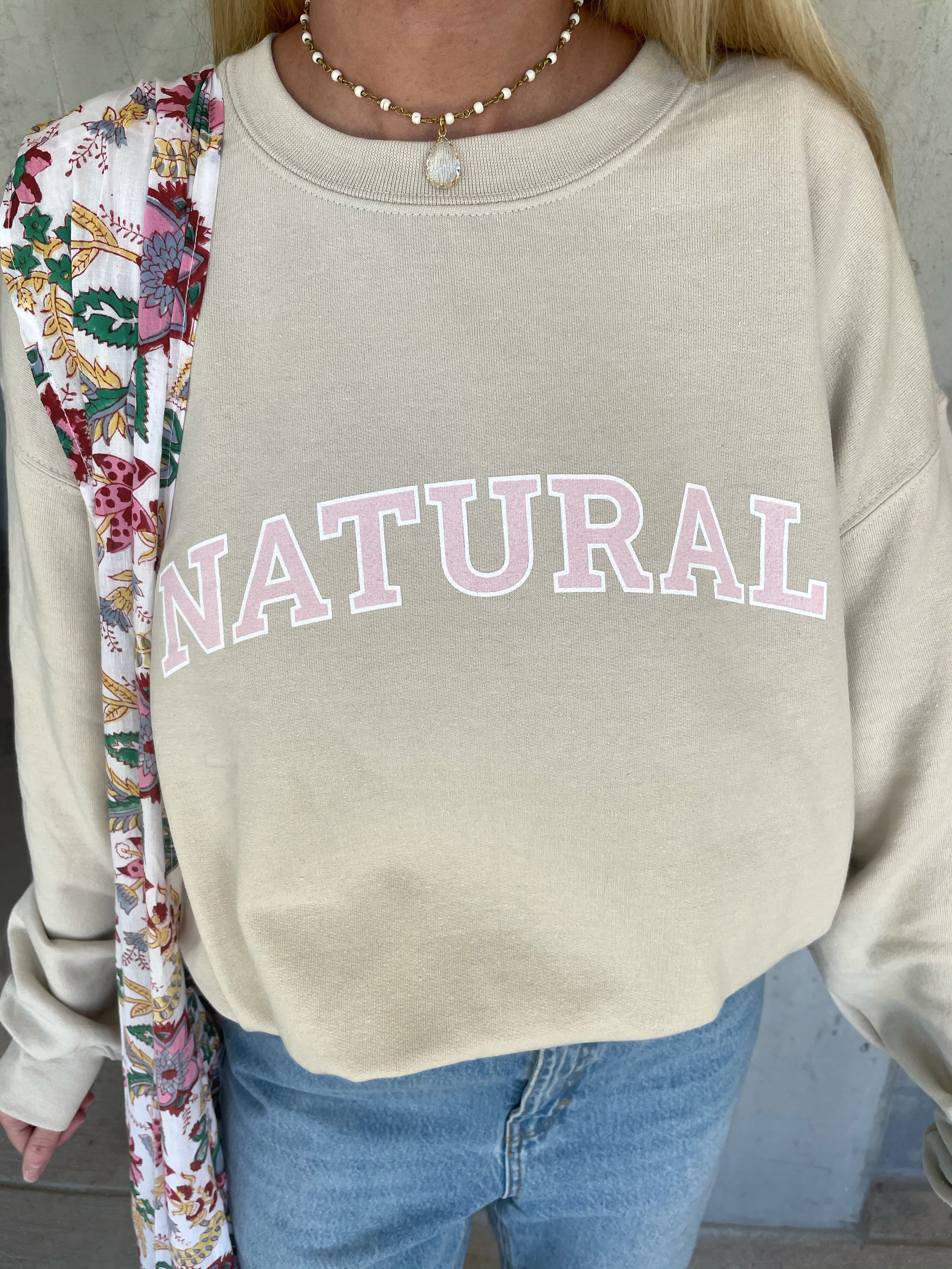 Natural Sweatshirt sold by Sunkissed Coconut product image thumbnail 3