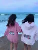 Ice Cream Pink Embroider Van Star Hoodie sold by Sunkissed Coconut