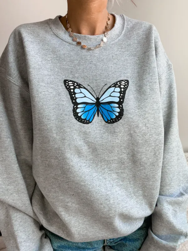 Butterfly Sweatshirt sold by Sunkissed Coconut