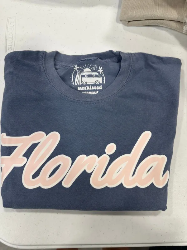 FLORIDA BEACH BUM TEE sold by Sunkissed Coconut