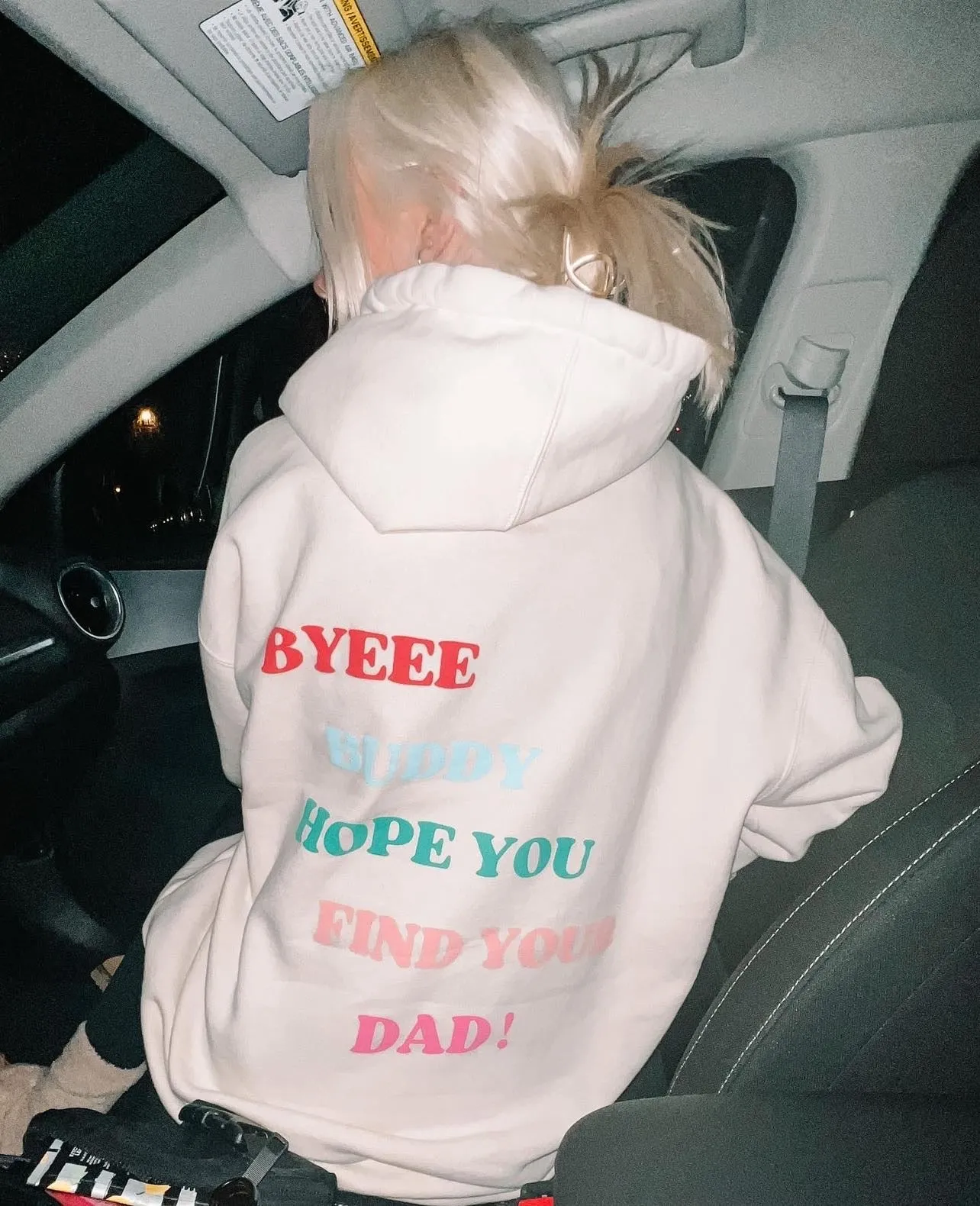 Bye Buddy Christmas Hoodie sold by Sunkissed Coconut product image thumbnail 2